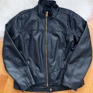 Fresh New York Faux Leather Jacket